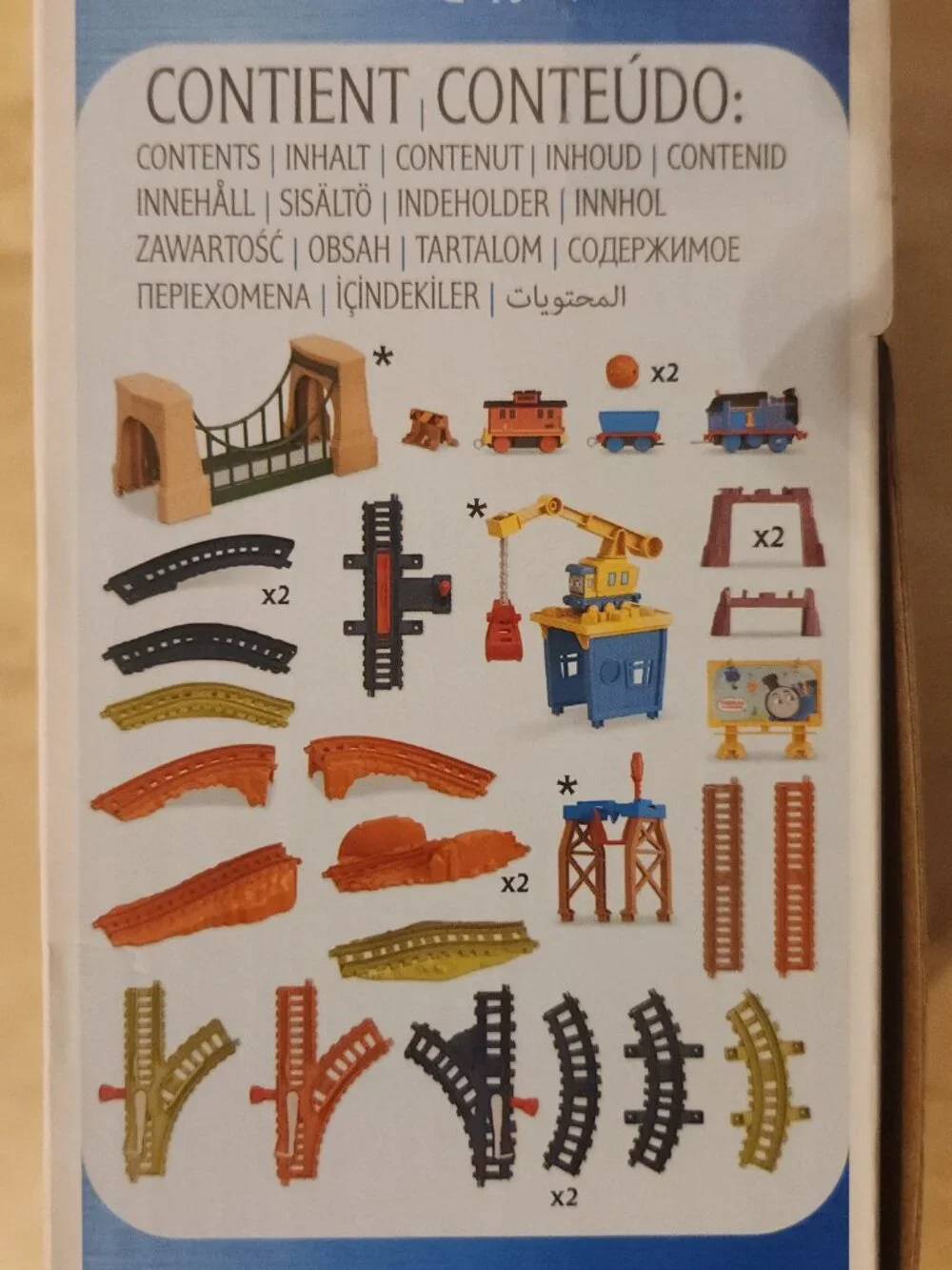 Thomas & Friends A Bridge to Sodor Motorized Toy Train & Track Set, 33 Pieces